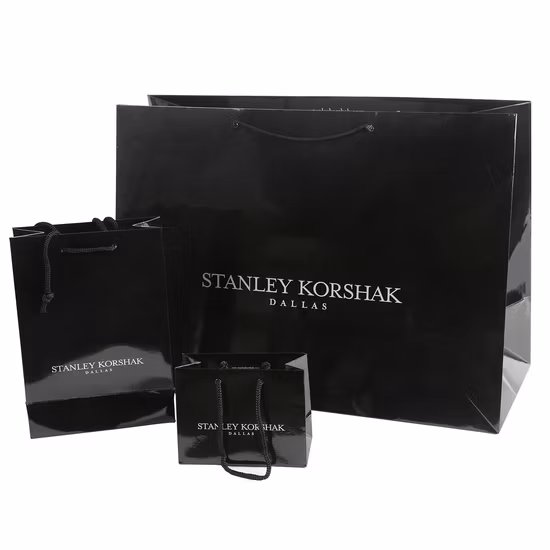 리본 손잡이가 있는 맞춤형 고급 골판지 아트 선물 포장 화장품/의류 크래프트 종이 쇼핑백